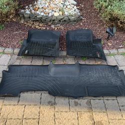 Weather Tech mats for an f150. Front and back seat.  