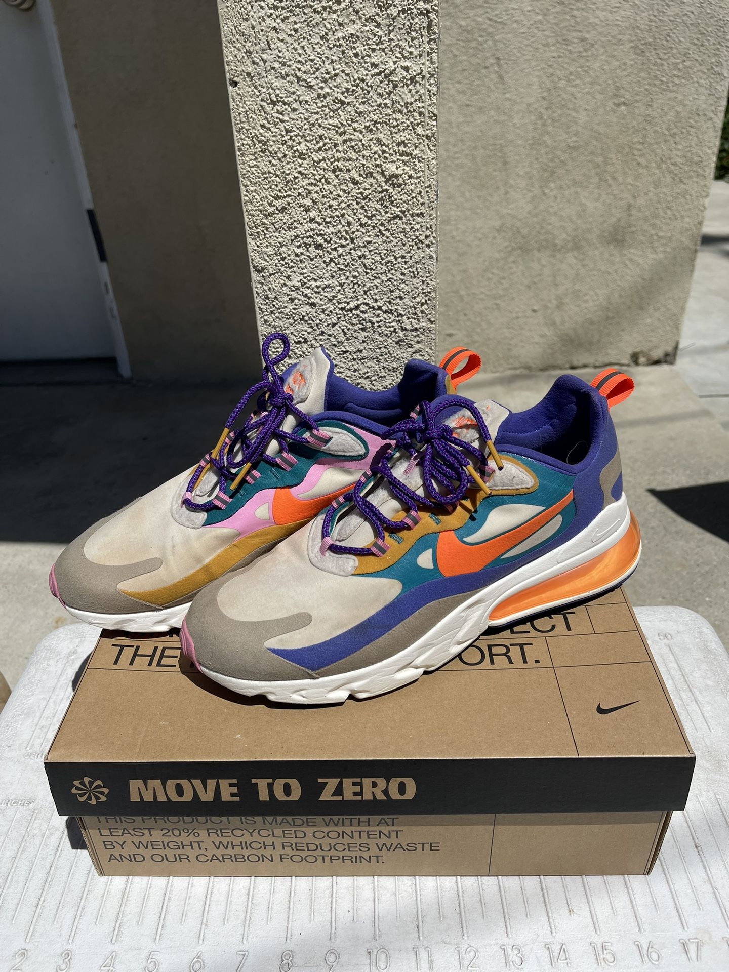 Nike Air Max 270 React Light Orewood Brown