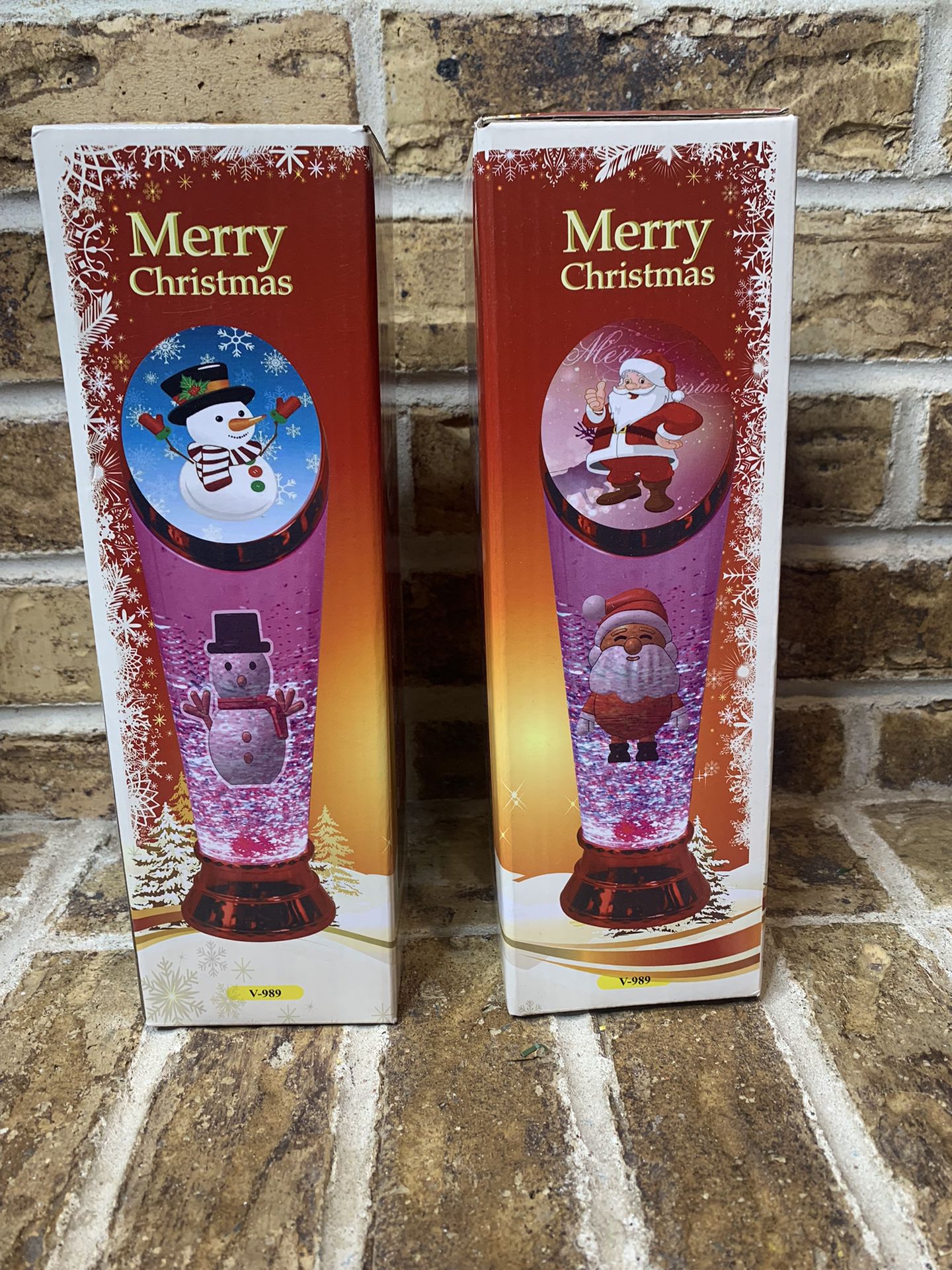 Christmas Lava Lamps 2 Different Styles Price For Each One 