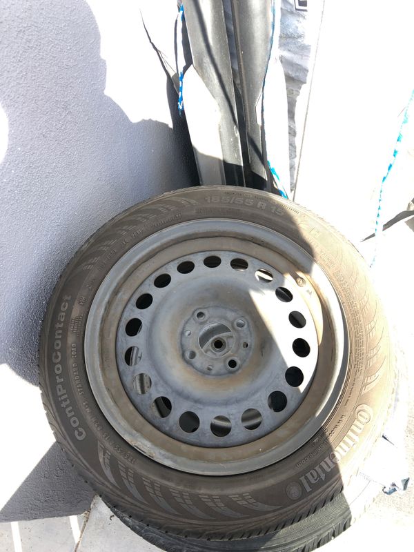 Spare wheel and tire for fiat 500 4 lugs for Sale in San Diego, CA