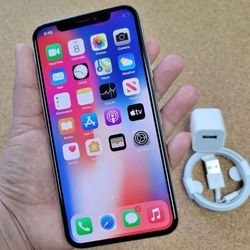 iPhone X, Factory Unlocked,  Excellent Condition.  Like New 