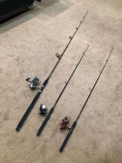 Fishing Time! 3 fishing poles: as a set all three for $115 or purchase separately see description - 91342