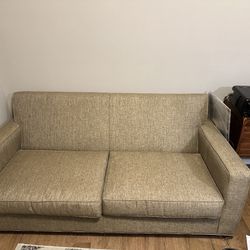 Tan Pull Out Couch