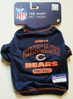 Chicago Bears Pet Tee Shirt - Small