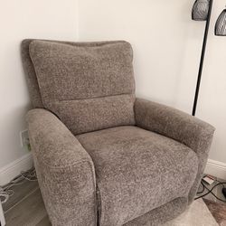 Reclining Sofa Chair Grey (electric) 