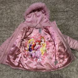 Toddler Girl Disney princess coat