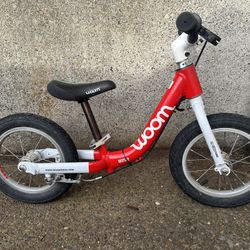 Woom 1 Balance Bike RED