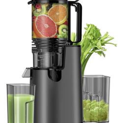 Brand new cold press juicer with 5.4" wide feed chute