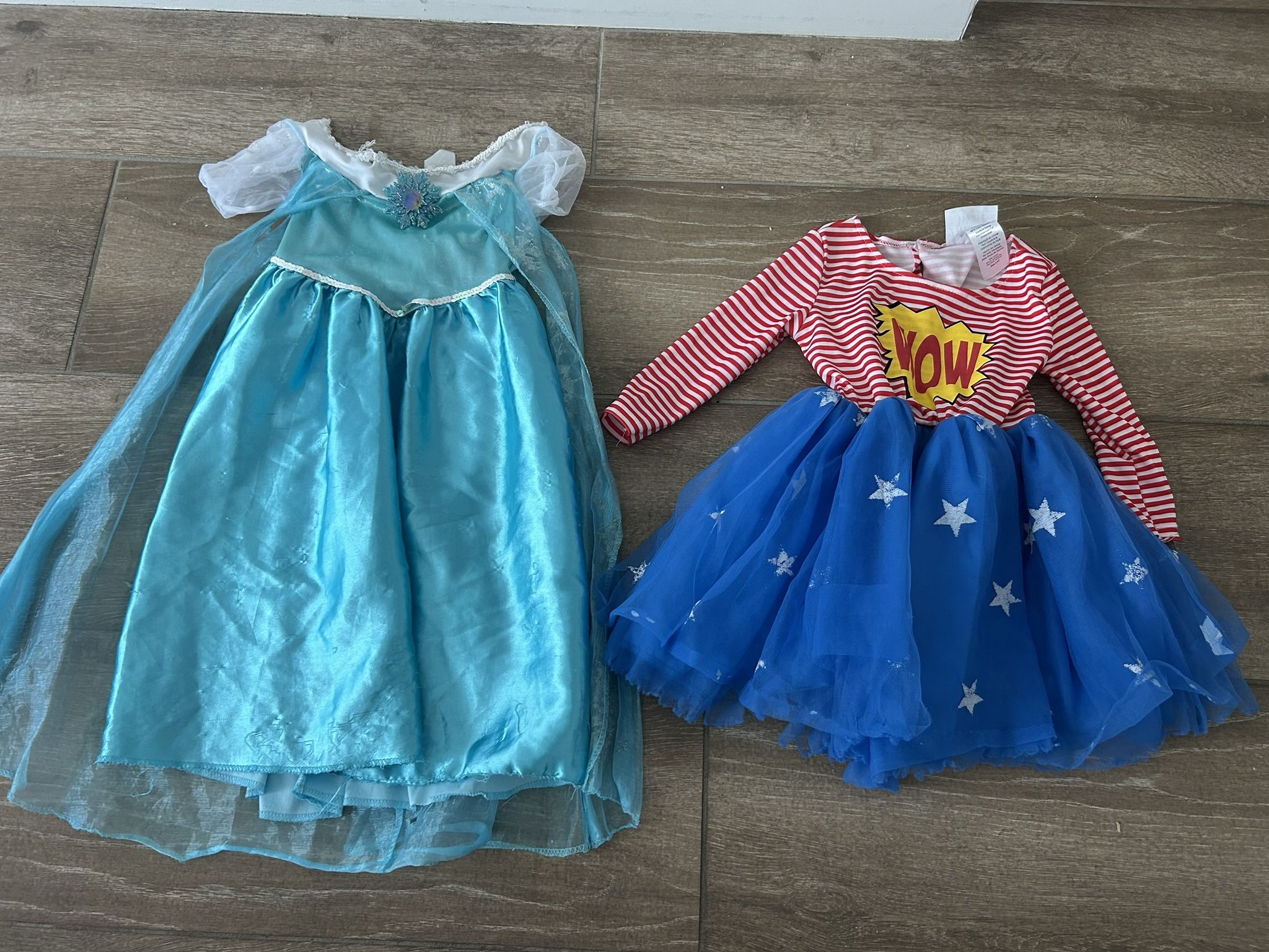 Elsa And Wonder women Halloween Costume $7 Each
