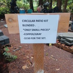 Circular Patio Kit *blended* (ONLY SMALL PIECES LEFT)