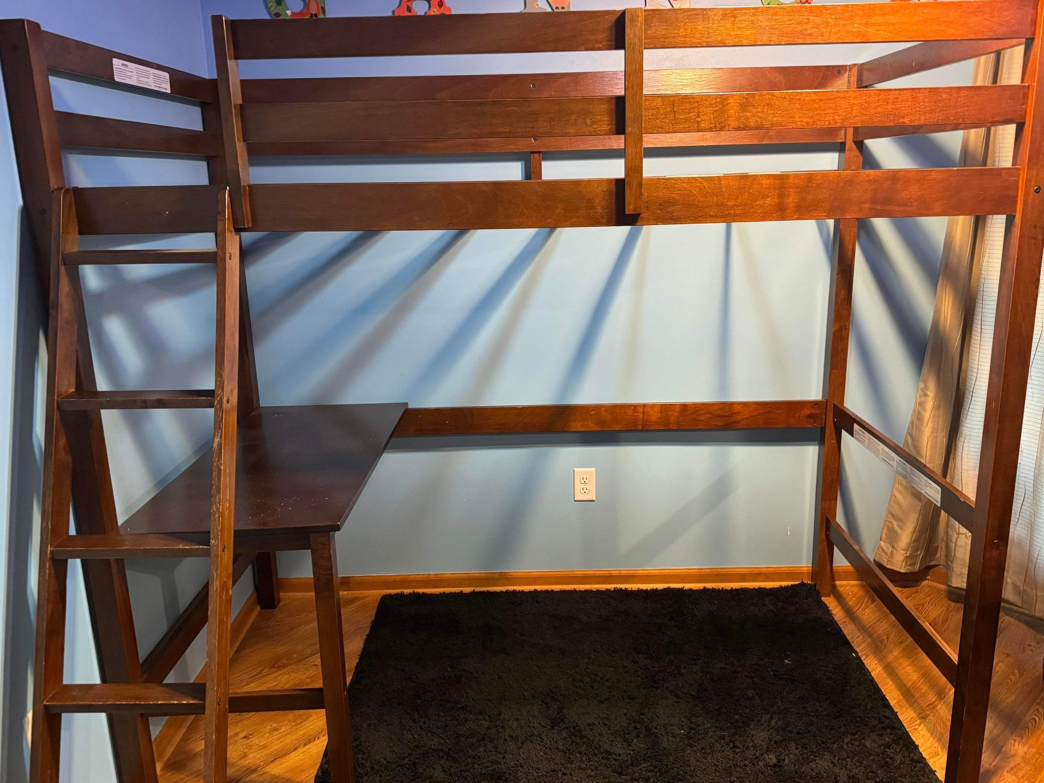 Solid Wooden Loft Bed