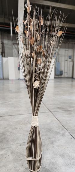 TALL DECORATIVE VASE DRY STICKS, FLOWERS