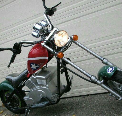 7up Captian America Electric Mini Chopper Motorcycle