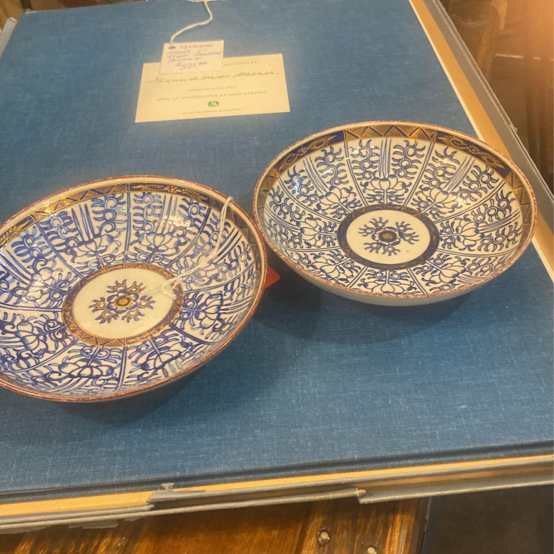 Pair of Royal Worcester Royal Lily Saucer plates