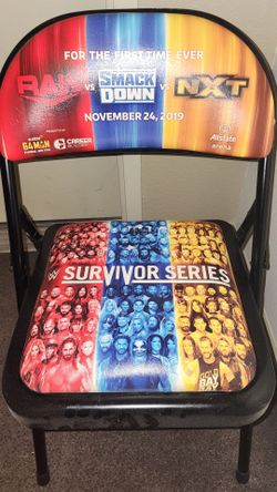 2019 WWE survivor series ringside chair.