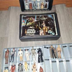 Vintage Star Wars Figures And Vintage Carrying Case 