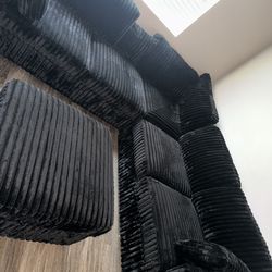 Black Sectional Couch