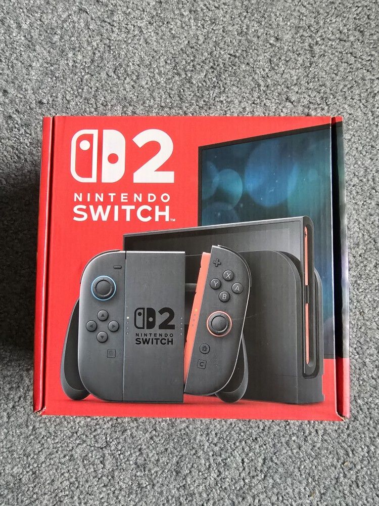 Nintendo Switch 2 With Memory Card - New In Box