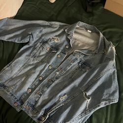 Oversized Denim Jacket (Women’s Small)
