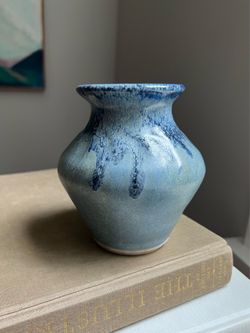 Small Handcrafted Abstract Accent Vase ( H5” ) firm on price