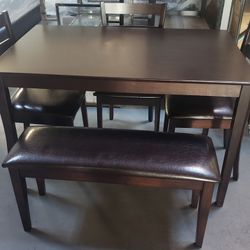 5pc Cappuccino Dining Set 