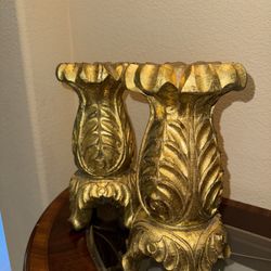 Gold Candle Holders 