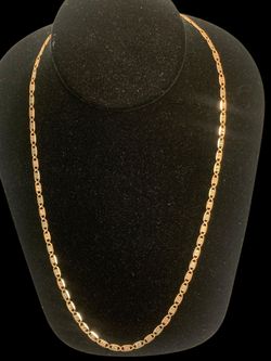 24" Tri gold mariner chain #31641