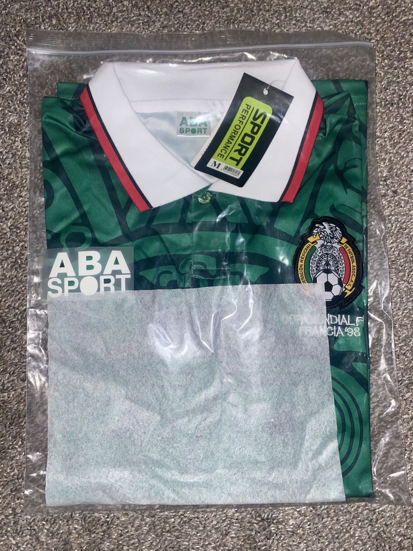 1998 Retro Mexico Soccer Jersey