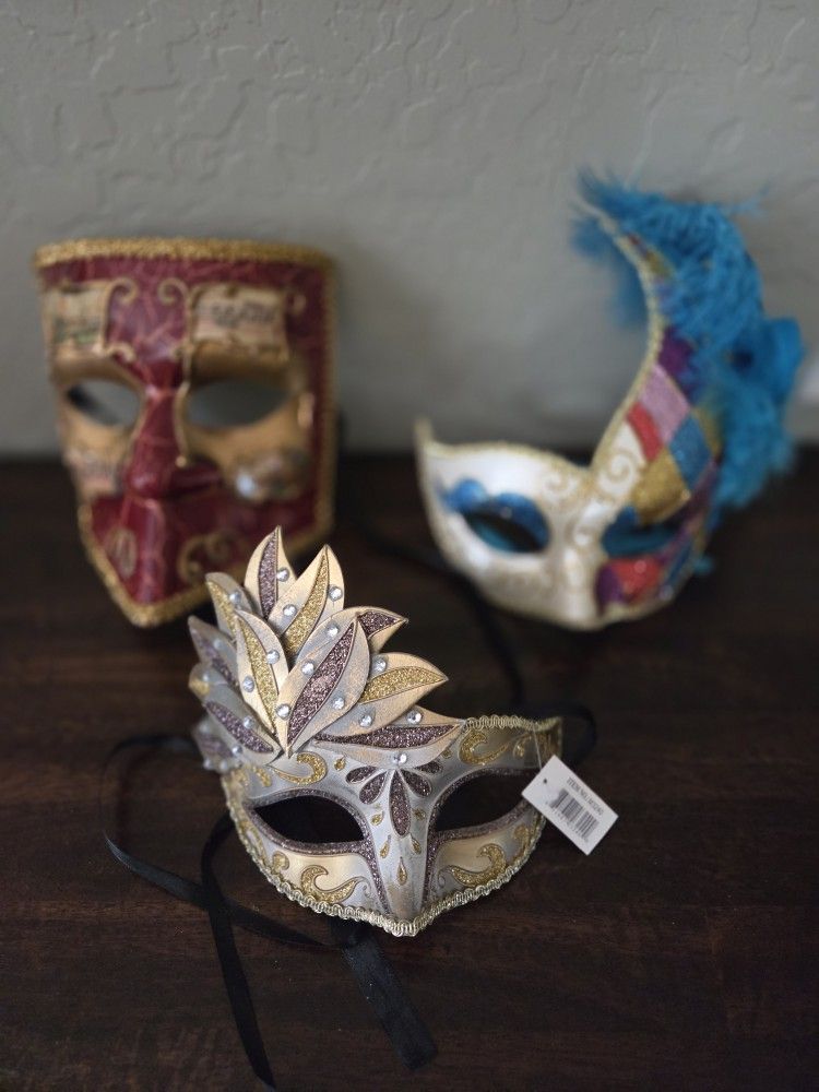 For You Elegant Masks That work Without A Costume, New $10.00