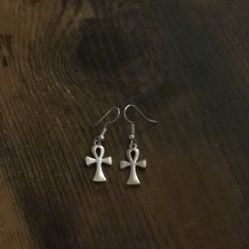Ankh Earrings 