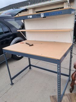 Workbench w/ shelves