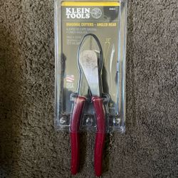 Klein Tools diagonal cutters angled head