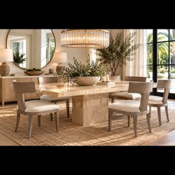 (6)RH KLISMOS DINING CHAIRS- 9.5/10 Condition 