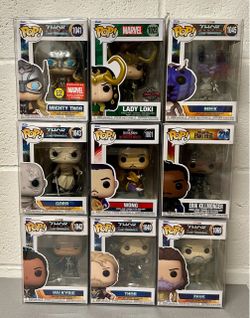 Funko Pop Marvel Bundle – Lot of 9