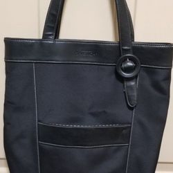 *Givenchy* Parfums Black Tote Bag w/outside Pocket