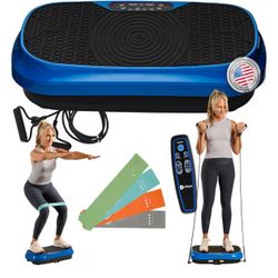 Lifepro Waver Mini Vibration Plate for Lymphatic Drainage – Whole Body Vibrating Platform Exercise Machine for Muscle Toning & Recovery with Remote & 