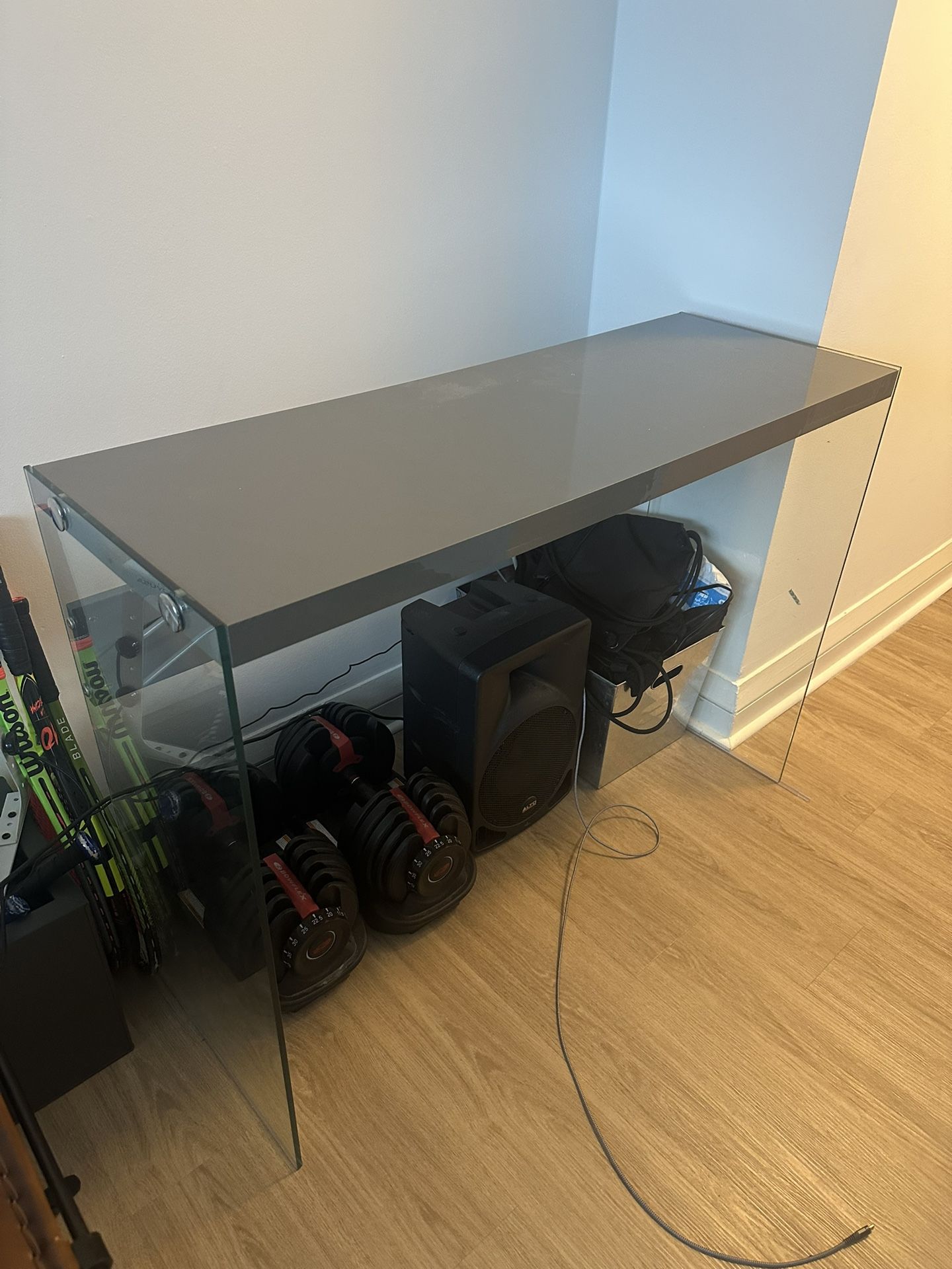 Glass Console Table