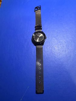 Ellen Tracy Black Mesh Strap Watch