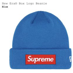 New Era® Box Logo Beanie Blue 
