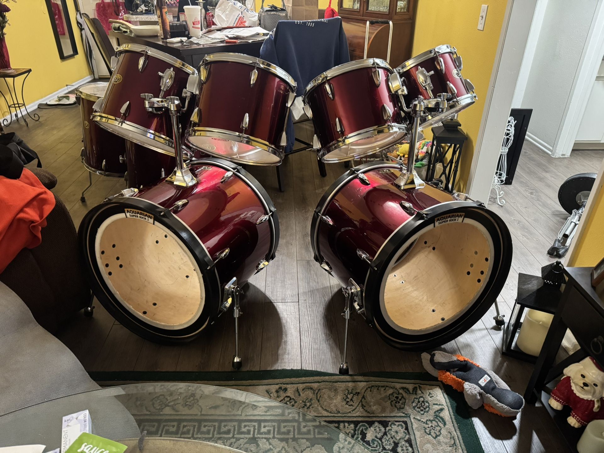 Tama Imperial Star Drum Kit. Double Bass Monster