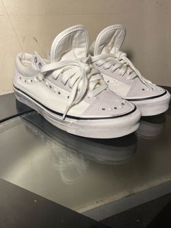 White Pearlized Vans