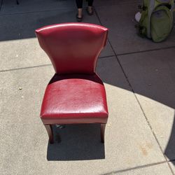 Red Leather Chair