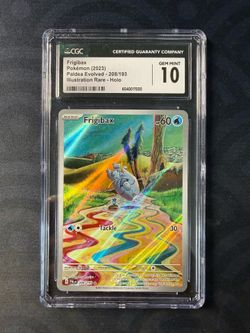 Pokemon Frigibax Paldea Evolved CGC 10