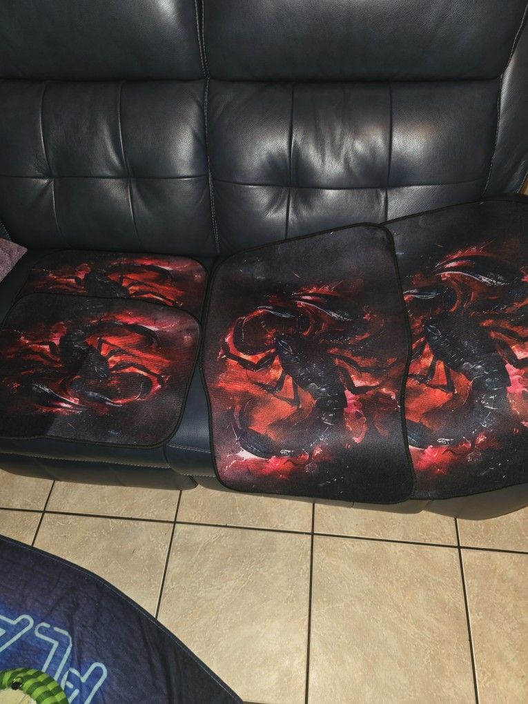 Scorpion, car mats