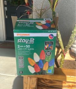 Sylvania Stay-Lit Platinum LED C9 Lights