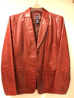 New Gap Leather jacket - women’s size small