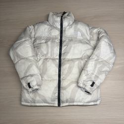 North Face Kaws Graphic Puffer Jacket Zip up Y2K Brand New Size Small Medium