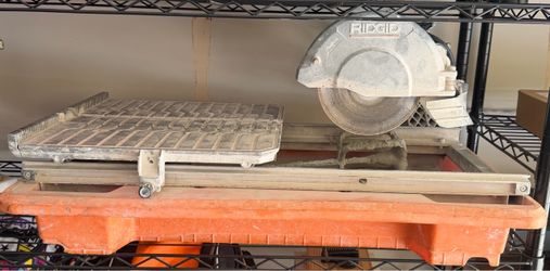 RIDGID Wet Tile Saw