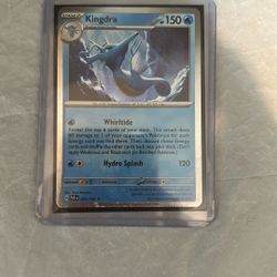Kingdra Japanesse And Kingrda English Pokemon Cards