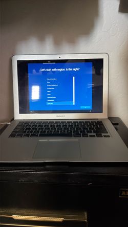 2010 Mac book air (Running Windows)